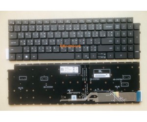 Dell Keyboard คีย์บอร์ด LATITUDE 3520 3525 Vostro 15Pro P106F P107F P117F P112F  ภาษาไทย อังกฤษ